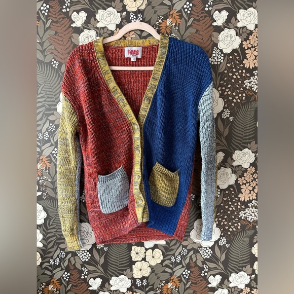 Solid & Striped The Riley Cardigan in applewood combo size small - Picture 7 of 9